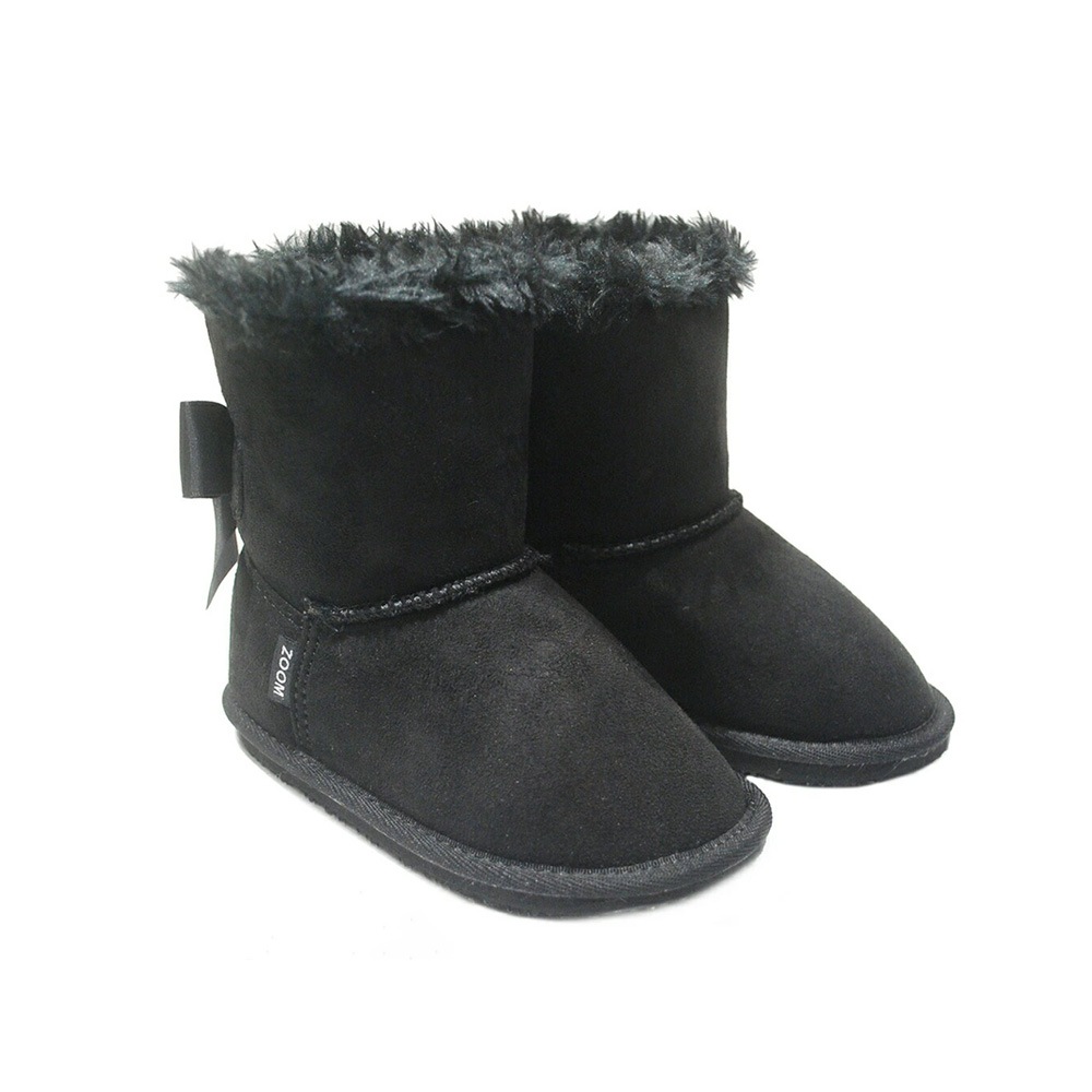 ブーツ ZOOM ズーム リボン ミドル丈 ムートン 1724 子供 靴 kobe kb fsp2124