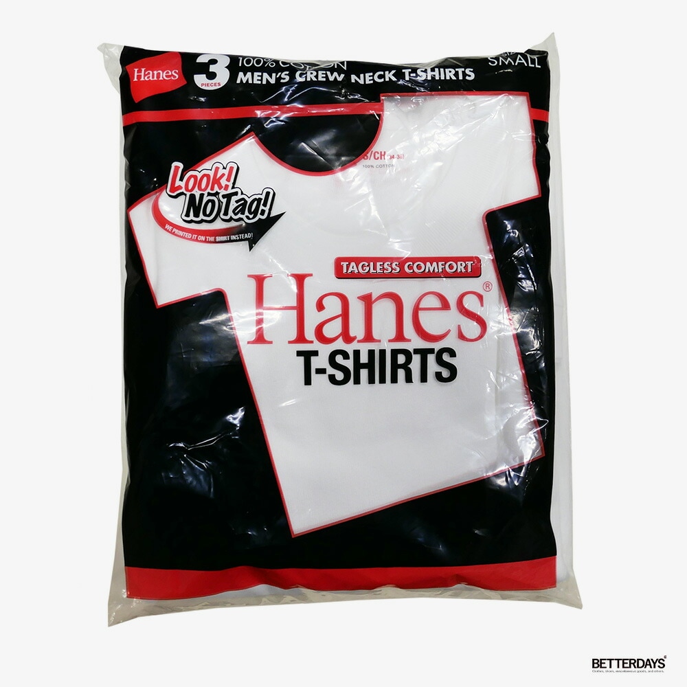 【SALE／20%OFF】Hanes / 3枚組 ショートスリーブTシャツ