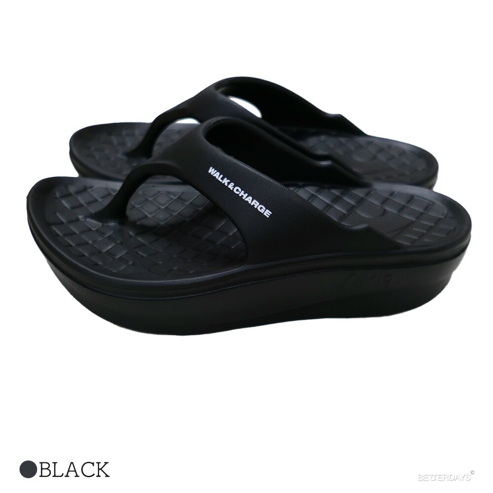 サンダル   リグ rig リカバリーサンダル FLIP FLOP 2.0 Black White 22.5-28.5cm 