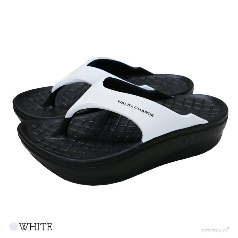 サンダル   リグ rig リカバリーサンダル FLIP FLOP 2.0 Black White 22.5-28.5cm 