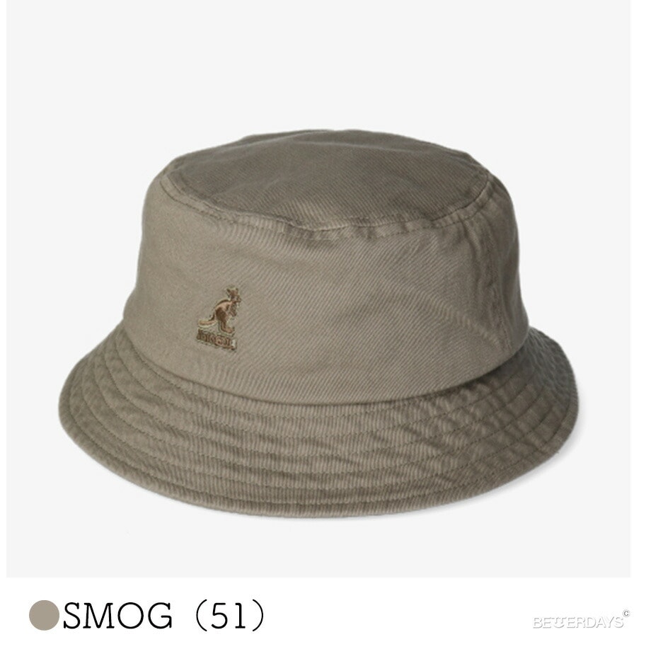 ハット カンゴール   ウォッシュドバケットハット KANGOL Washed Bucket 56-61cm 