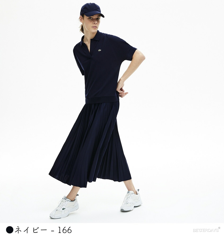 ラコステ ポロシャツ LACOSTE リラックスフィット ピケポロシャツ 無地・半袖