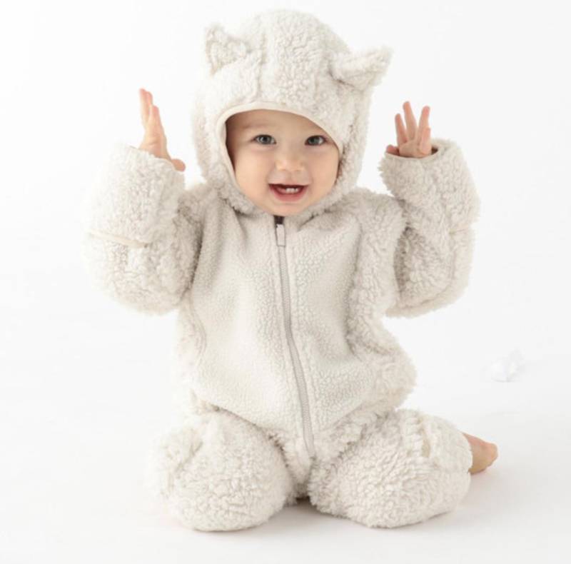 オーバーオール ベビー コロンビア Columbia フォクシーベイビー シェルパバンティング Foxy Baby Sherpa Bunting 用 70-80cm