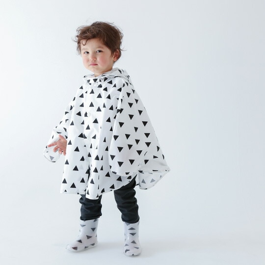 レインポンチョ キッズ チョコレートスープ chocolatesoup GEOMETRY RAINPONCHO