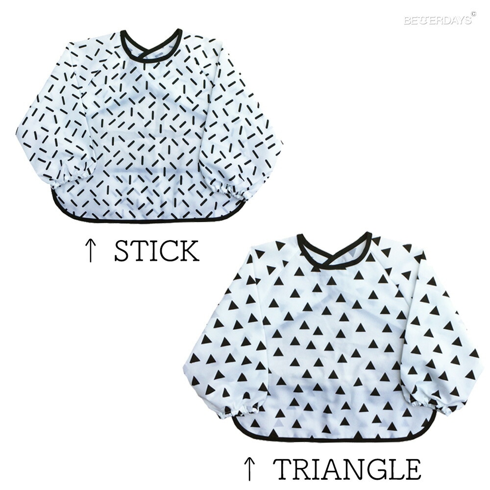 お食事エプロン スモック チョコレートスープ chocolatesoup GEOMETRY SMOCK