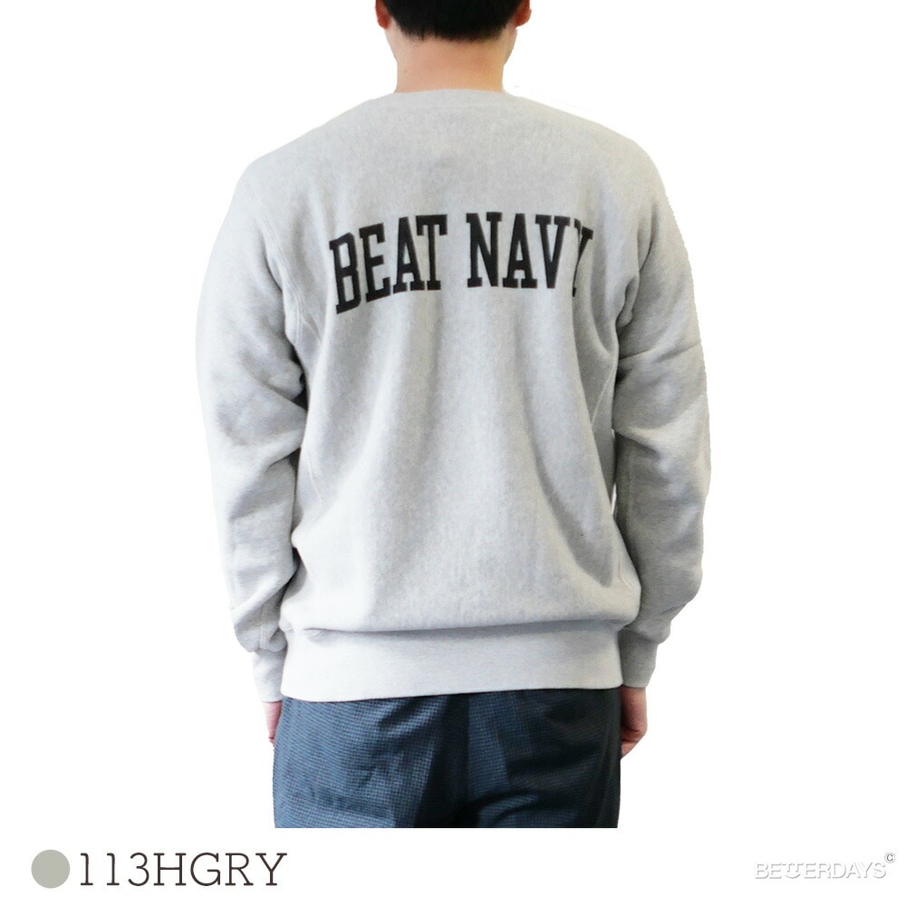 スウェット トレーナー 長袖  バズリクソンズ HORIZONTAL KNITTING SWEAT SHIRTS GO ARMY BEAT NAVY BUZZ RICKSON'S