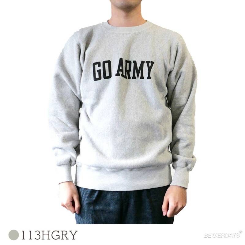 スウェット トレーナー 長袖  バズリクソンズ HORIZONTAL KNITTING SWEAT SHIRTS GO ARMY BEAT NAVY BUZZ RICKSON'S