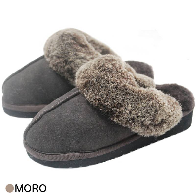 ムートンシューズ  シェパード SHEPHERD ロンジャ RONJA ファー付きサボ  SLIPPERS 23-25.5cm 
