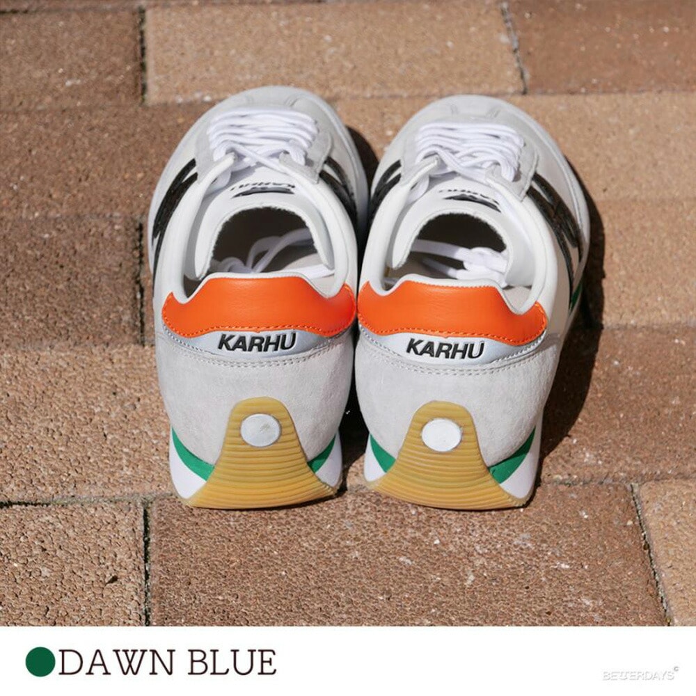 スニーカー   カルフ ランニングシューズ  KARHU MESTARI DAWN BLUE/JET BLACK 22~28.5cm 靴 運動靴  