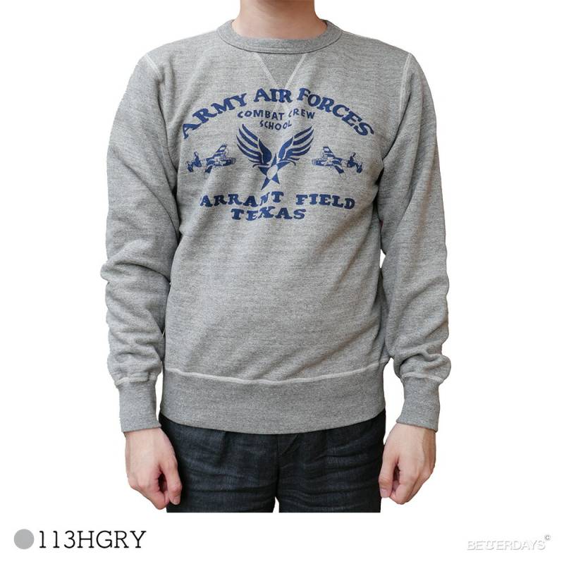 スウェット トレーナー 長袖  バズリクソンズ SET IN CREW NECK SWEAT SHIRTS BUZZ RICKSON'S
