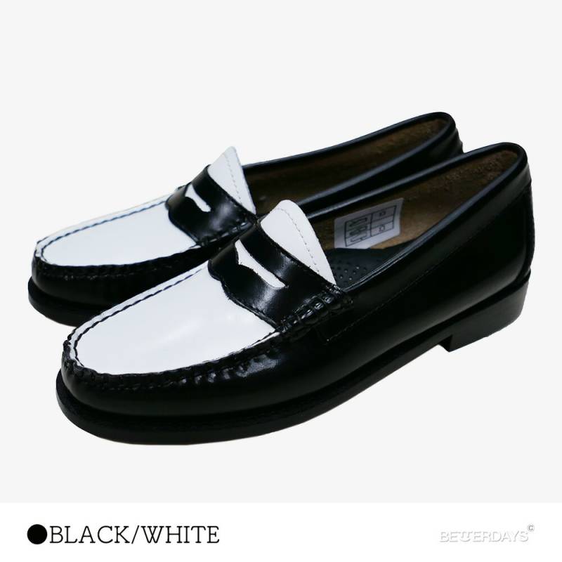 【SALE／20%OFF】ローファー  コインローファー41010 BLACK LEATHER SOLE ジーエイチバス G.H.BASS 