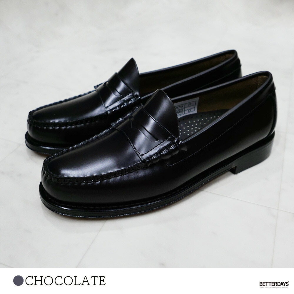 み*つ様 gh bass LARSON / CHOCOLATE ローファー | 11010H LARSON / CHOCOLATE (LEATHER SOLE) - G.H.BASS