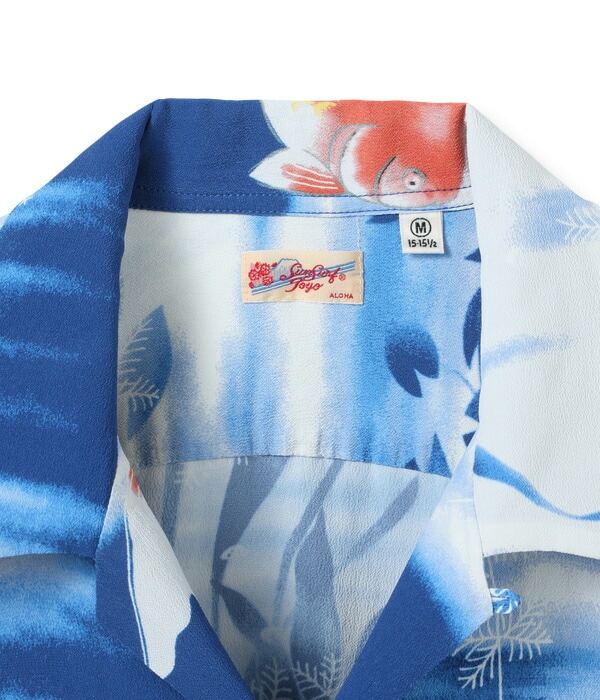 アロハシャツ サンサーフ RAYON HAWAIIAN SHIRT GOLDFISH SUN SURF ヴィンテージ柄 ビンテージ柄