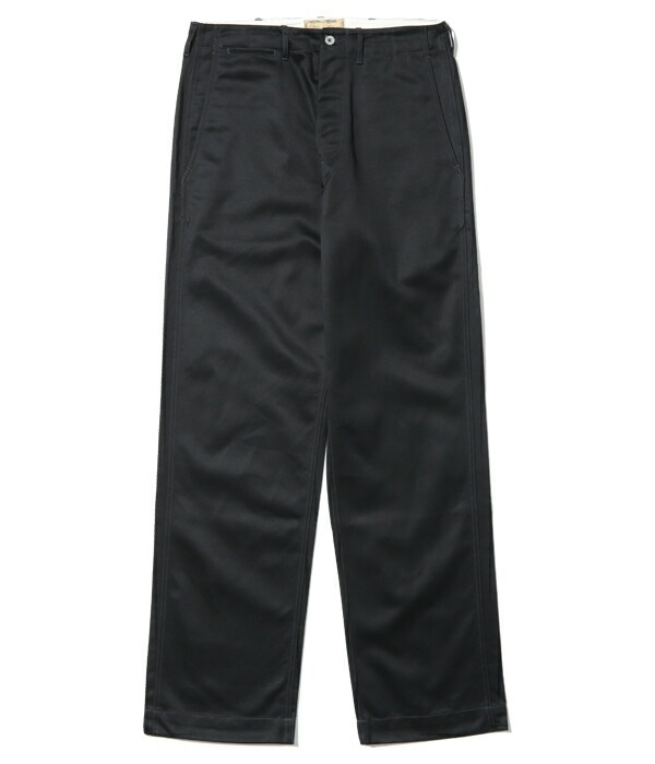チノパン  バズリクソンズ ボトムス パンツ BUZZ RICKSON'S WILLIAM GIBSON COLLECTION Type BLACK CHINO 1942 MODEL ONE WASH