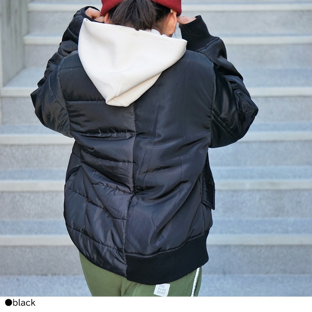 ジャケット・アウター MA-1 DOCKING JK Ellno Loset ma1 ma-1 MA-1ドッキングJK /SET UP対応 メンズ