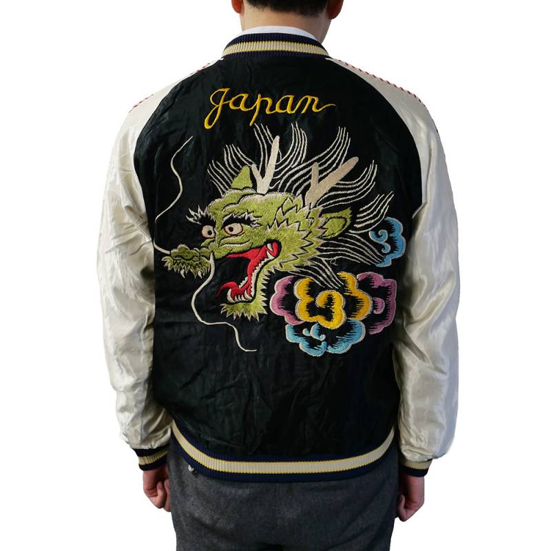 テーラー東洋 スカジャン  リバーシブル アセテート スーベニアジャケット TAILOR TOYO Late 1940s - Early 1950s Style Acetate Souvenir Jacket “DRAGON HEAD” × “JAPAN MAP”