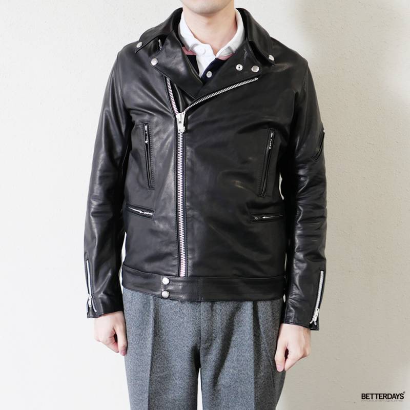 ライダース レザージャケット 革ジャン ジェームスグロース ニューマニラ ホースレザー NEW MANILA HORSE LEATHER 馬革 JAMES GROSE