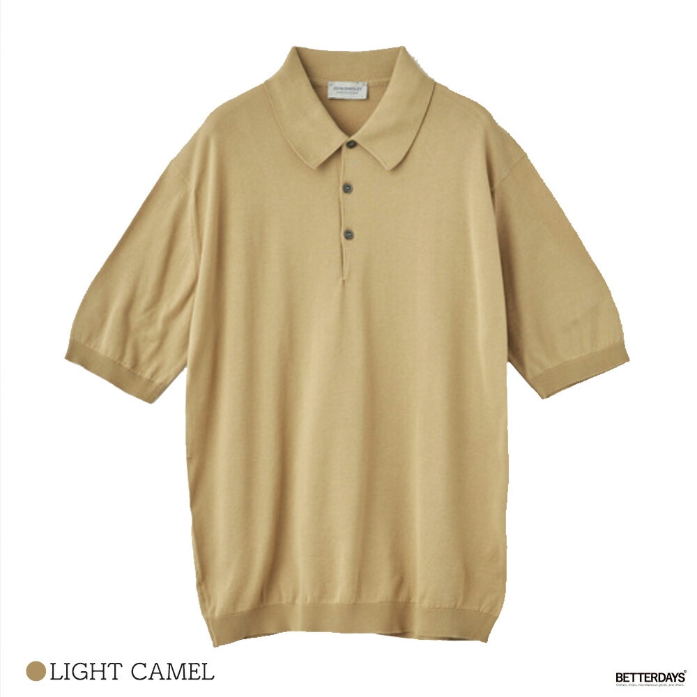 ニットポロシャツ  ジョンスメドレー シーアイランドコットン EASY FIT JOHN SMEDLEY  ISIS