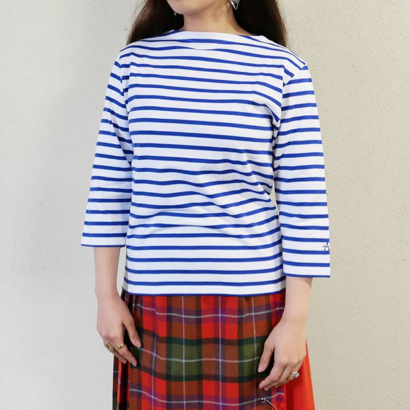 Armor-lux / ベーシックブルトンシャツ3/4スリーブ