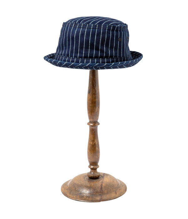 ハット デニムポークパイハット シュガーケーン 10oz. DENIM PORKPIE HAT SUGAR CANE