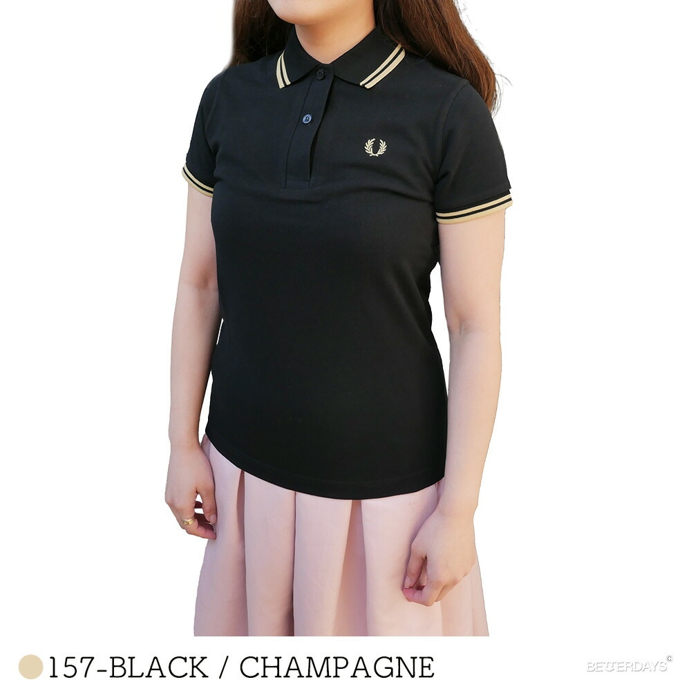 FRED PERRY ポロシャツ G12 G12 - Black / Champagne / Champagne | The Fred Perry Shirt