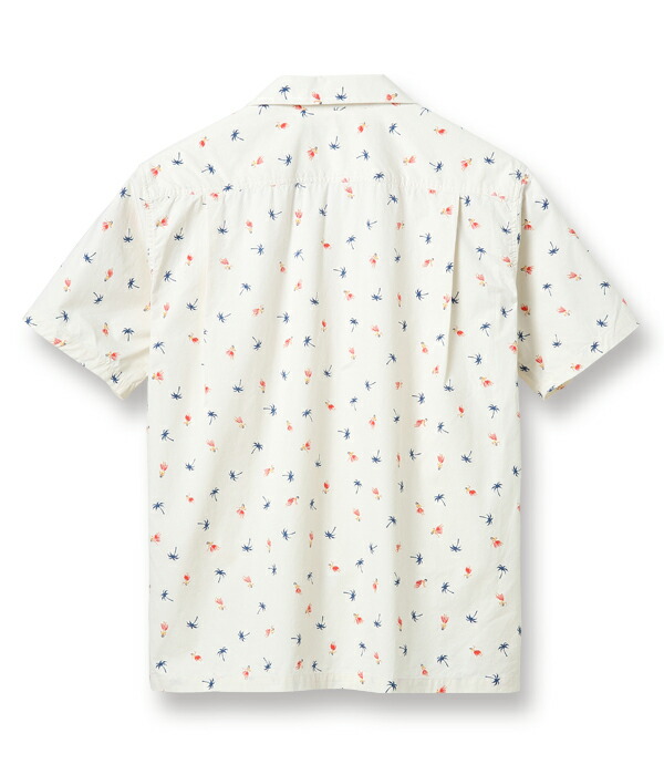 ハワイアンシャツ アロハシャツ サンサーフ COTTON TWILL REGULAR COLLAR SHIRT “HULA & PALM TREE” SUN SURF ヴィンテージ柄 ビンテージ柄