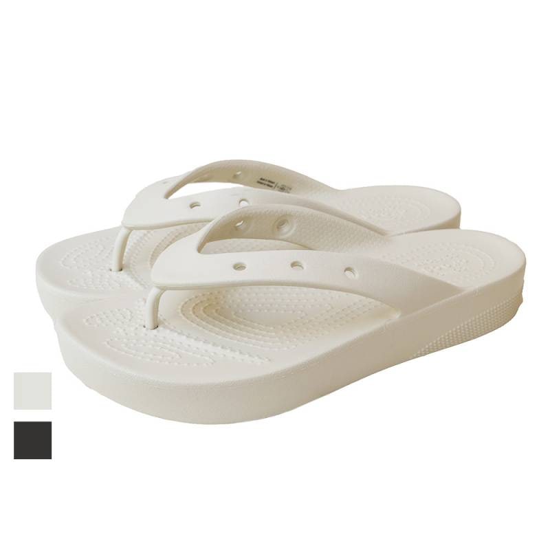 【SALE／20%OFF】サンダル  クロックス CROCS  クラシック プラットフォーム フリップ ウィ22-25cm  到着後1か月以内にレビューを書いて次回1000円以上で100円OFFクーポン配布中