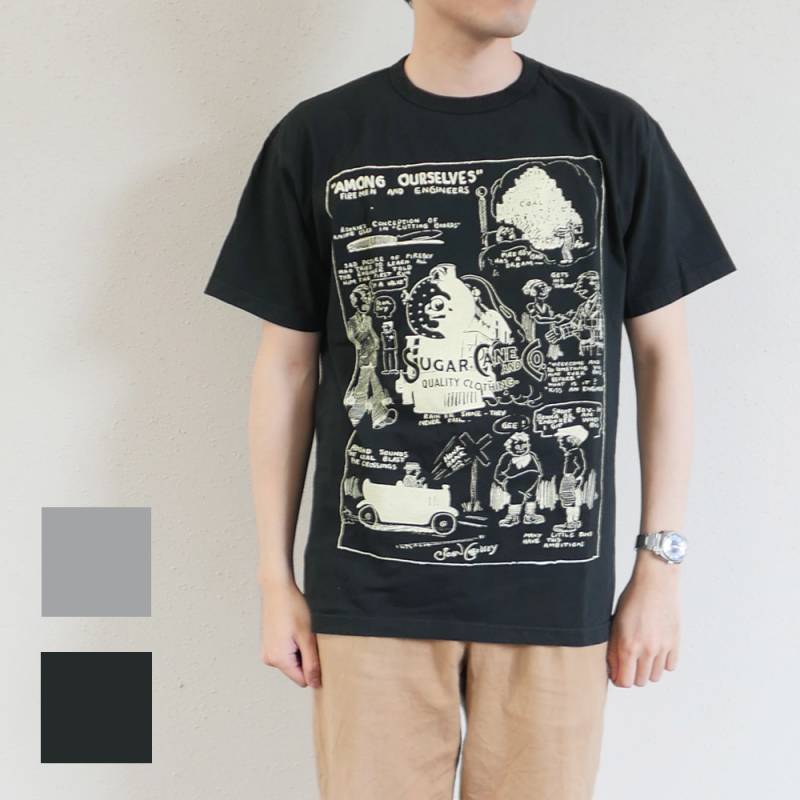 Tシャツ 半袖   シュガーケーン 1920's CARTOON T-SHIRT カートゥーン SUGAR CANE