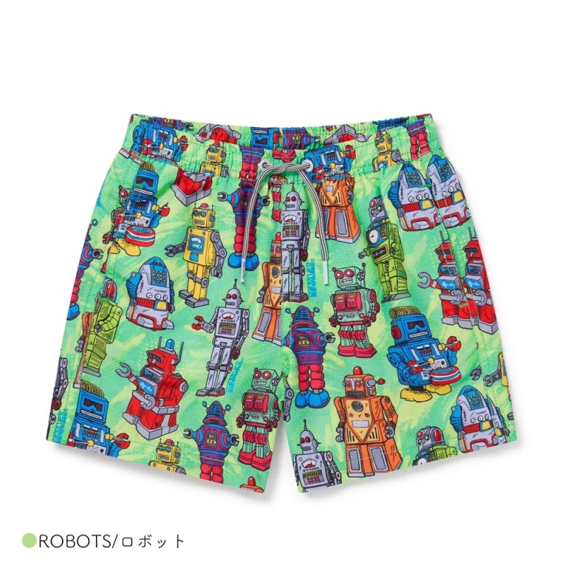Boardies ボーディーズ KIDS VIBRANT DINO ROBOTS TIE DYE 水着 短パン