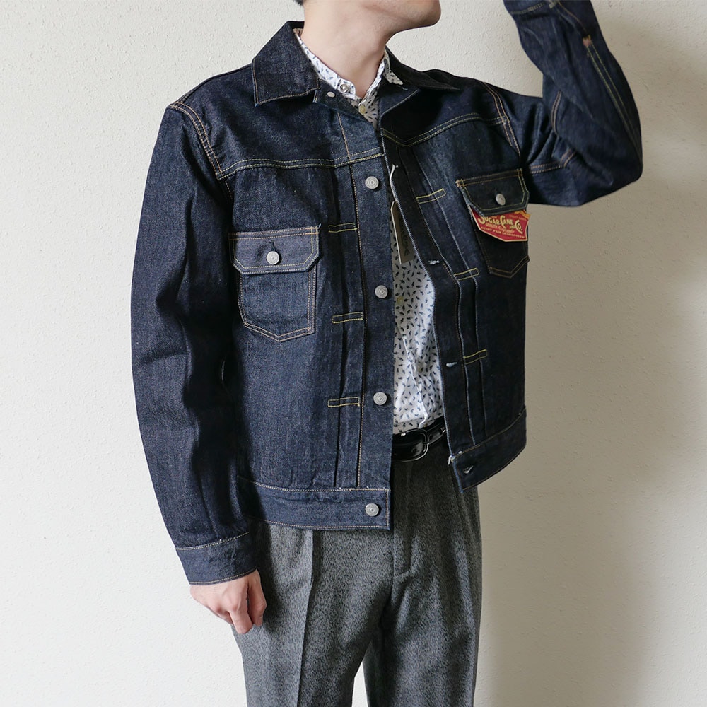 デニムジャケット デニム シュガーケーン 14.25oz. DENIM JACKET 1953 MODEL SUGAR CANE