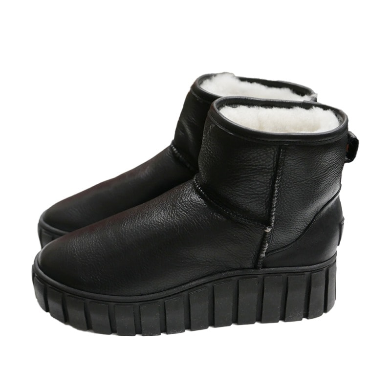 【SALE／20%OFF】アンクルブーツ レザーブーツ  シェパード SHEPHERD Alexa boots ファーライニング付き
