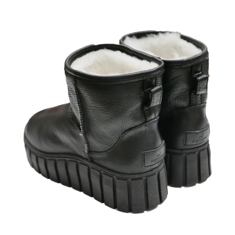 【SALE／20%OFF】アンクルブーツ レザーブーツ  シェパード SHEPHERD Alexa boots ファーライニング付き
