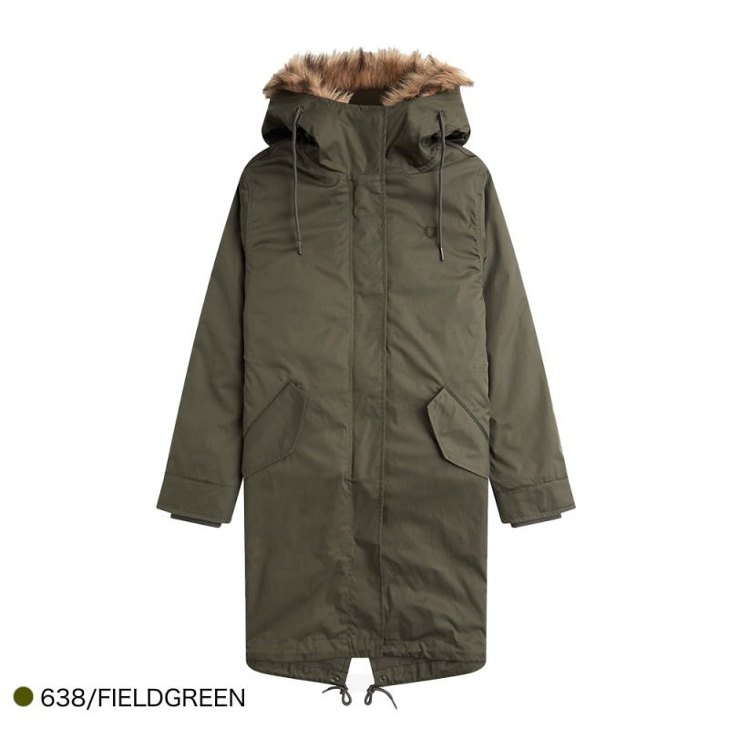 FRED PERRY　モッズコート　Lサイズ　2way カーキ　刺繍ロゴ FRED PERRY - モッズコート - Sheth Online Store - シス