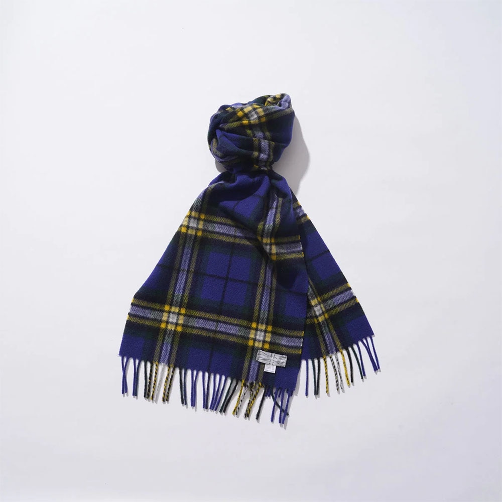 マフラー カシミア カシミヤストール モダン タータン ジョシュア