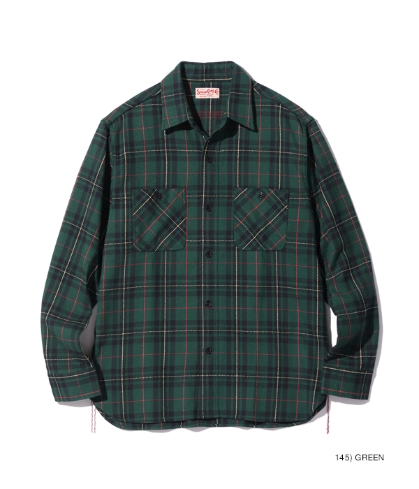 シャツ   シュガーケーン  TWILL CHECK WORK SHIRT SUGAR CANE sc29153