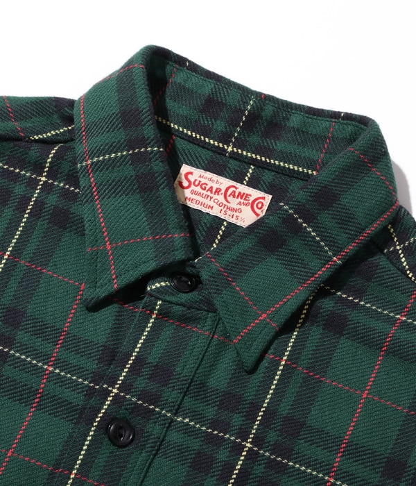 シャツ   シュガーケーン  TWILL CHECK WORK SHIRT SUGAR CANE sc29153