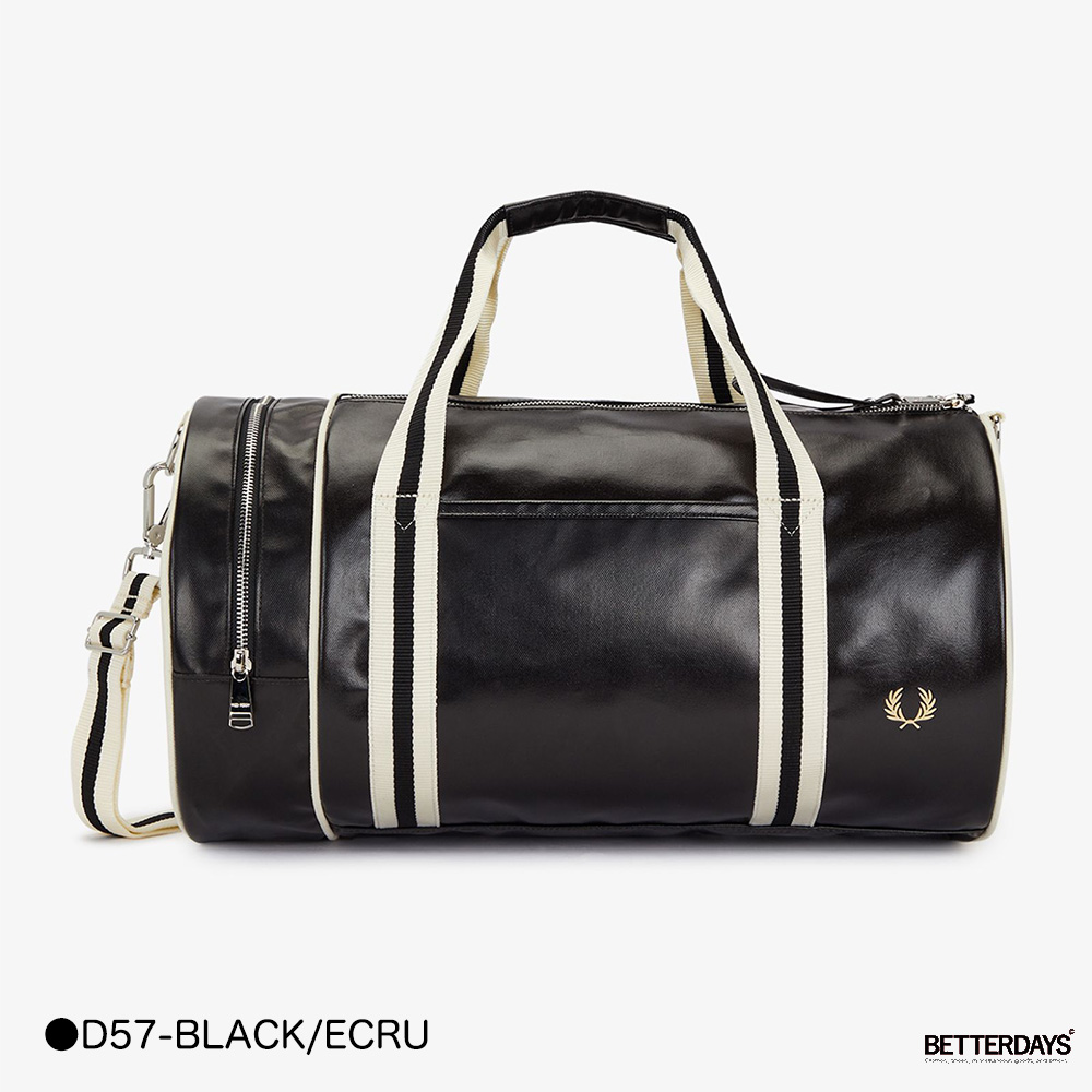 バレルバッグ ショルダーバッグ フレッドペリー ユニセックス Classic Barrel Bag L7255 L7260【国内正規品】FRED PERRY 