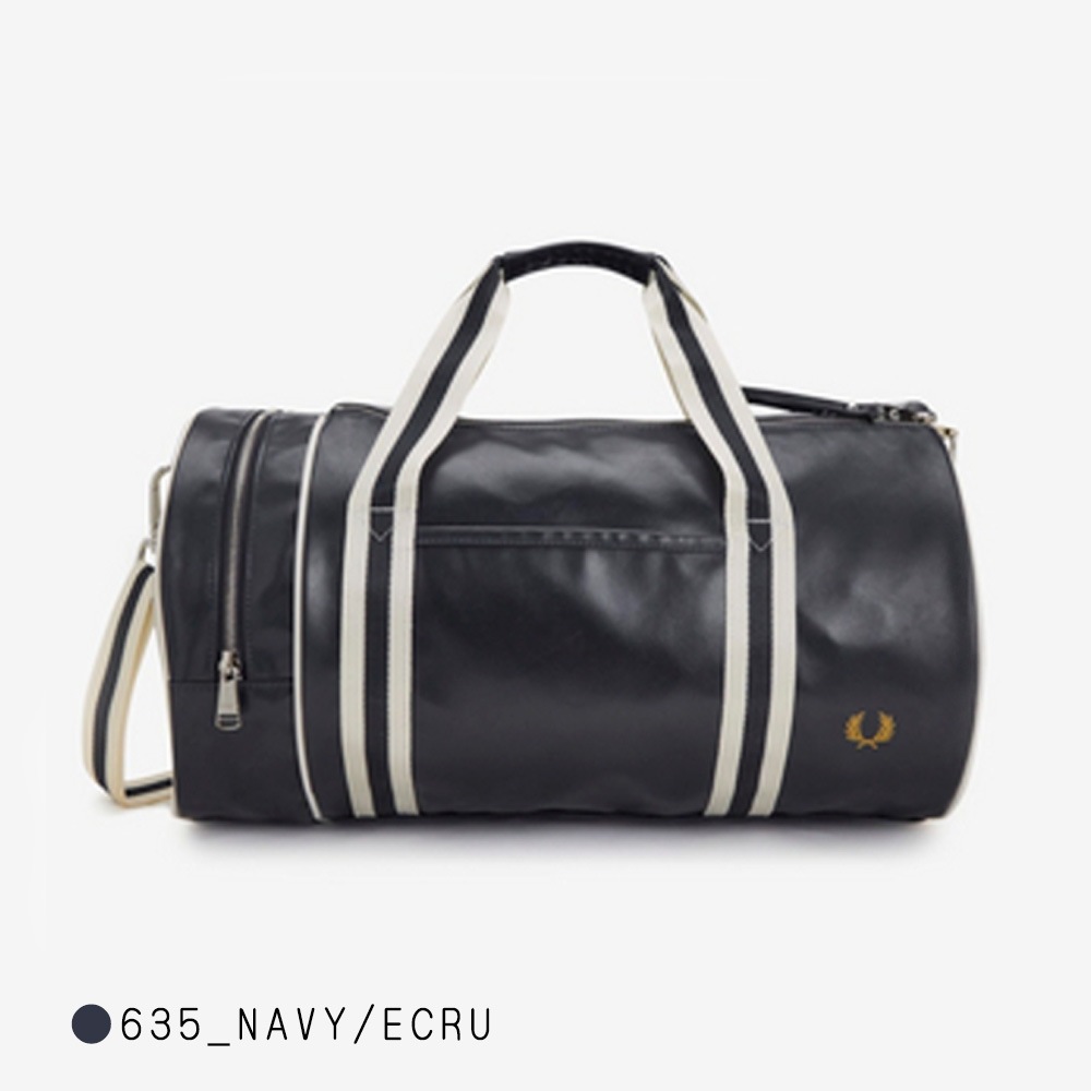 バレルバッグ ショルダーバッグ フレッドペリー ユニセックス Classic Barrel Bag L7255 L7260【国内正規品】FRED PERRY 