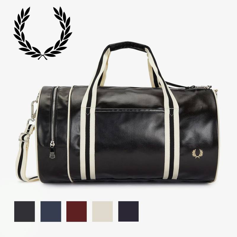 バレルバッグ ショルダーバッグ フレッドペリー ユニセックス Classic Barrel Bag L7255 L7260【国内正規品】FRED PERRY 