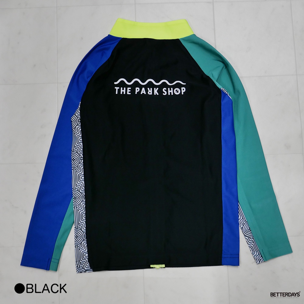 ラッシュガード  キッズ 水着 トップス 長袖 THE PARK SHOP BEACHPARK RASH L/SL  ザ・パークショップ  105-145cm tps-791