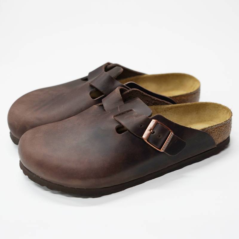 ビルケンシュトック ボストン  ハバナ  オイルドレザー ユニセックス  レギュラー  幅広 23-25cm BIRKENSTOCK Boston LEOI Habana【国内正規品】