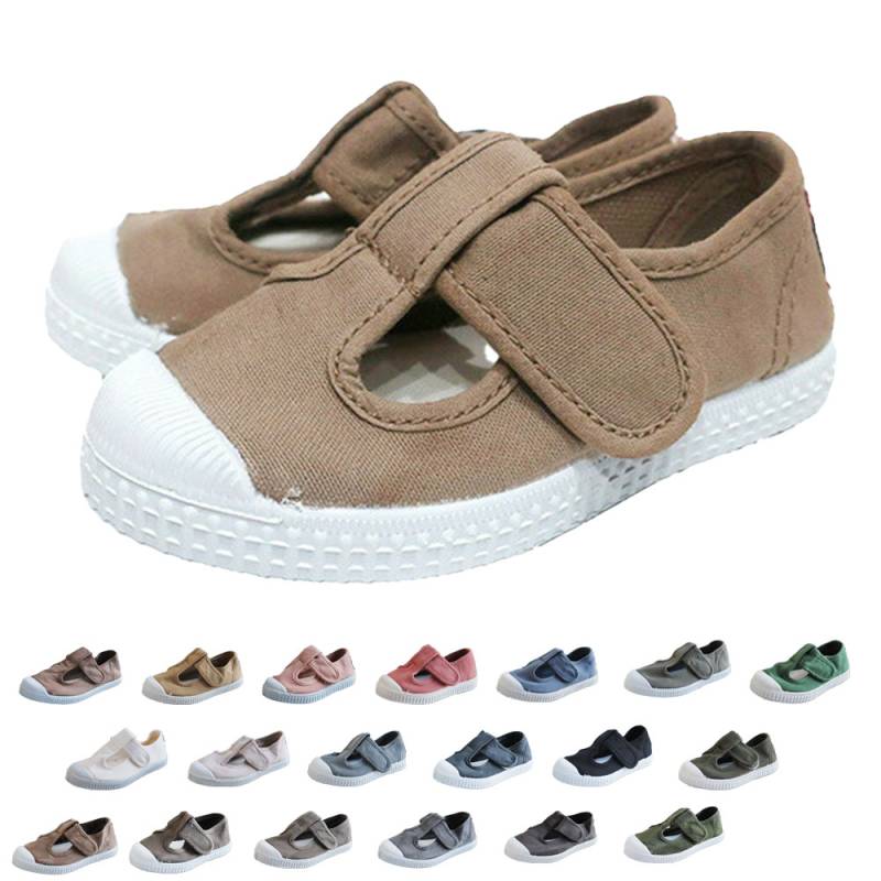 スニーカー キッズ シエンタ Cienta キャンバス ベルクロTストラップ キッズ  靴 ムラ染 77997 77777 12.5-21cm 売れ筋 香り付き