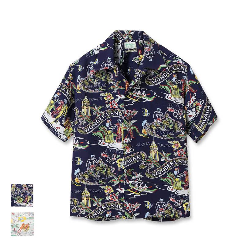 アロハシャツ  サンサーフ ハワイアンシャツ  SUN SURF SPECIAL EDITION HAWAIIAN WONDERLAND   SS39272