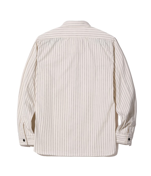 ワークシャツ シュガーケーン SUGAR CANE Lot No. SC27076 / FICTION ROMANCE 8.5oz. WHITE WABASH STRIPE WORK SHIRT (LONG SLEEVE)