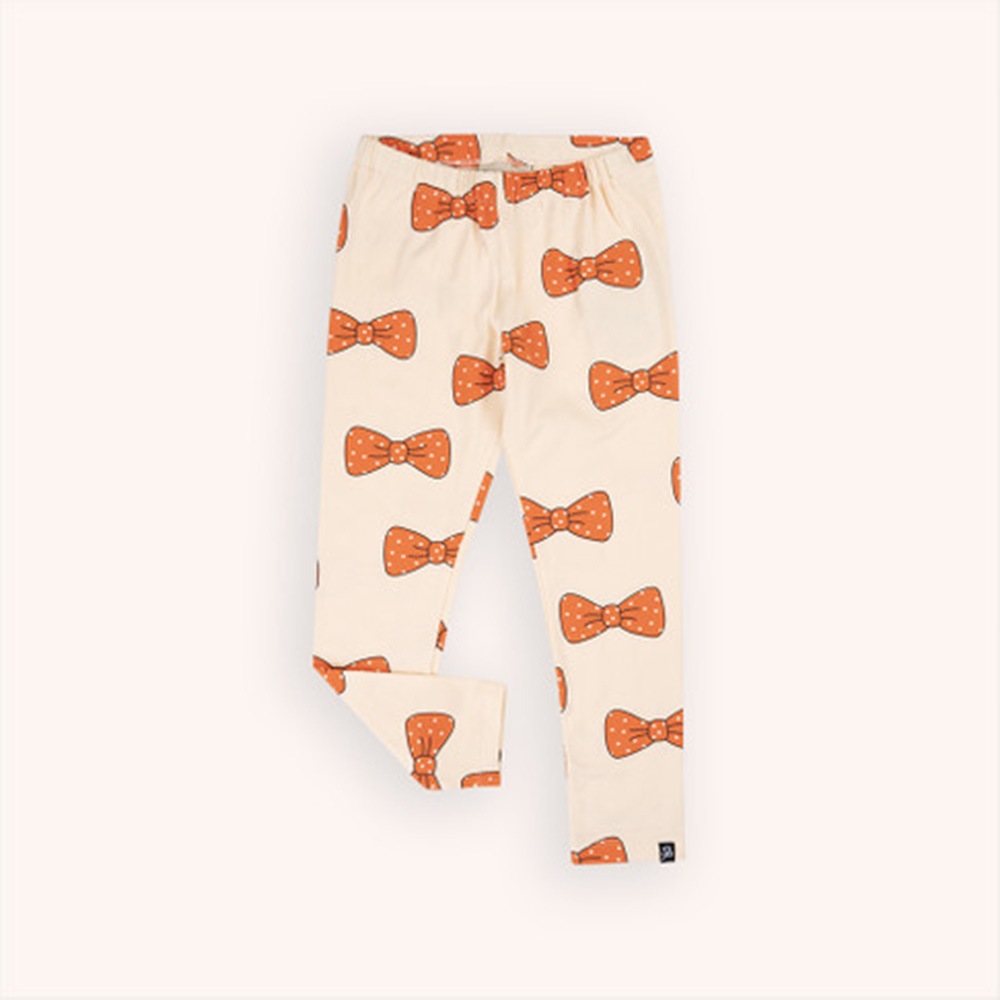 レギンス ベビー キッズ CarlijnQ Bow legging 総柄 リボン カーラインク BOW094