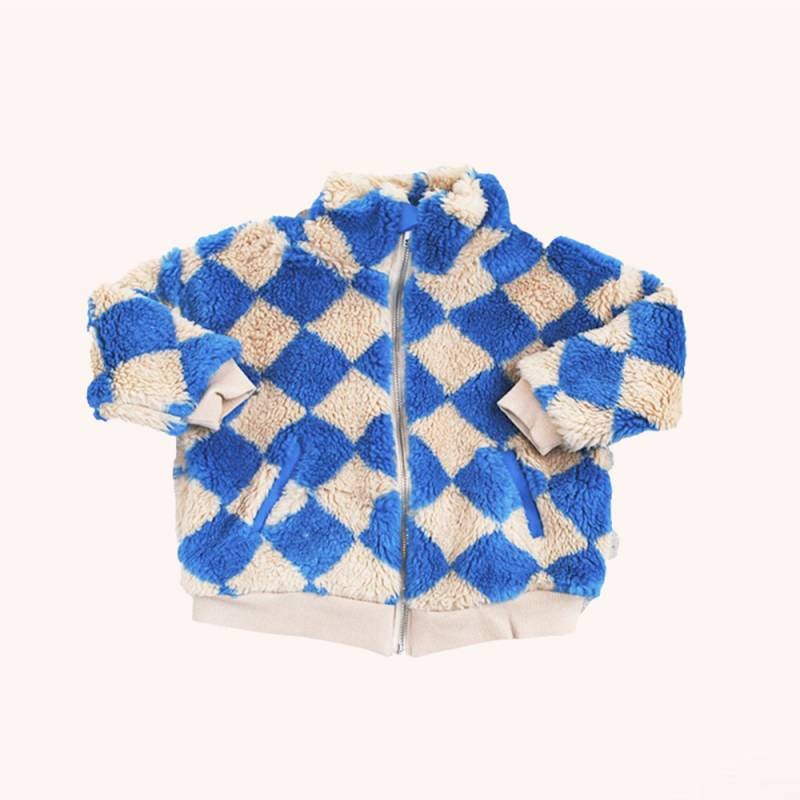 ジャケット アウター ベビー キッズ CarlijnQ Diamond jacket 総柄 ダイヤモンド 長袖 カーラインク DMD079