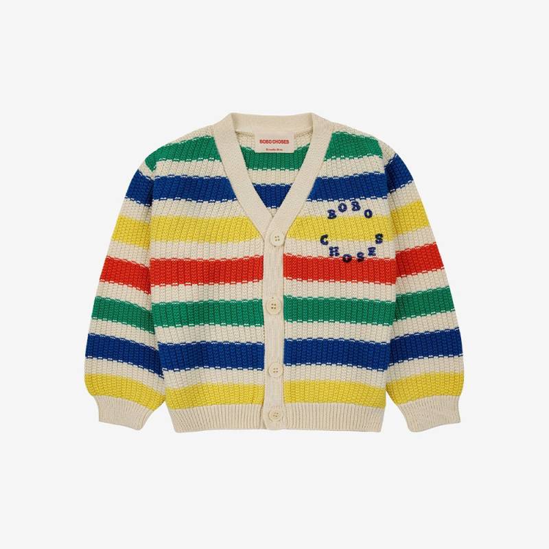 BOBO CHOSES/Baby Multicolor stripes Cardigans