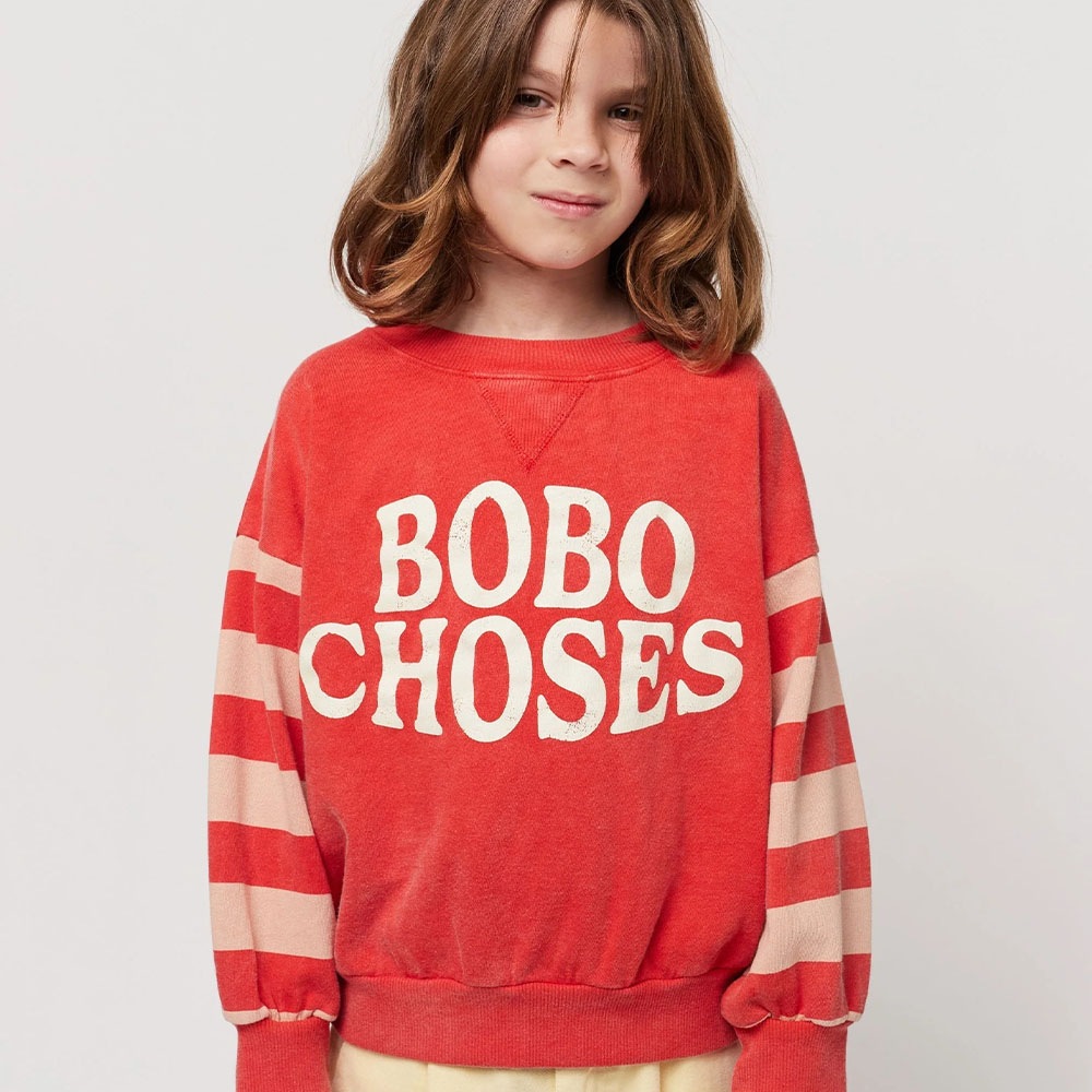 BOBO CHOSES/Baby stripes Sweatshirts