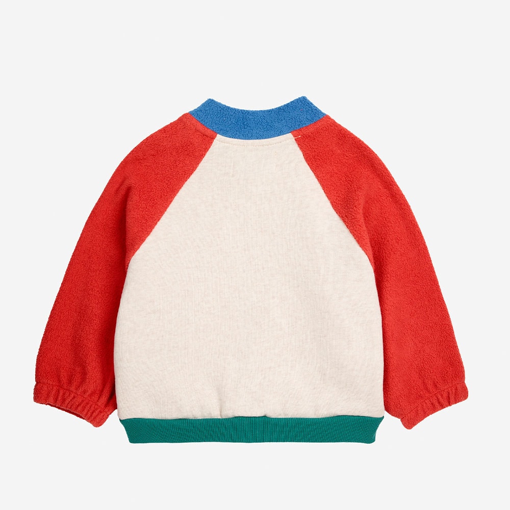 BOBO CHOSES/B.C color block zipped sweatshirt