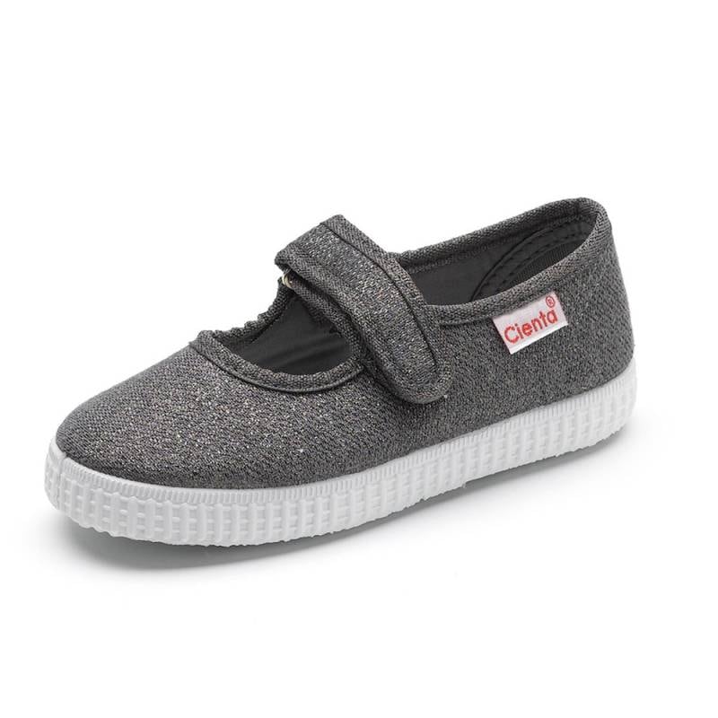【25AW 予約 9月末頃入荷予定】シエンタ Cienta ラメ ベルクロ ワンストラップ 12-21cm 56013 56113  香り付き キッズ  スニーカー 靴  【国内正規品】
